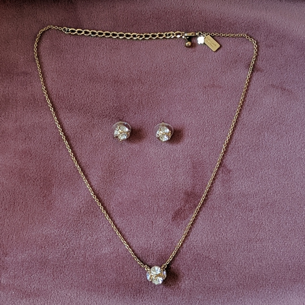 Kate Spade Lady Marmalade Necklace & Earrings Set